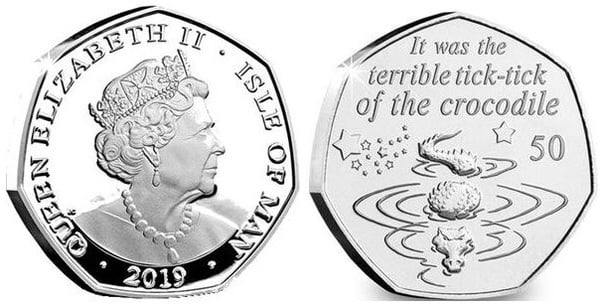 50 pence (90th Anniversary of Peter Pan - Crocodile)