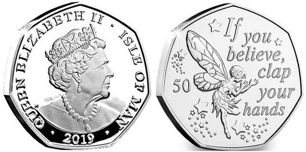 50 pence (90th Anniversary of Peter Pan - Tinkerbell)