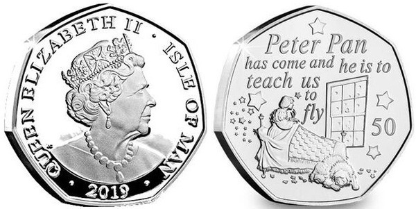 50 pence (90th Anniversary of Peter Pan - Wendy)