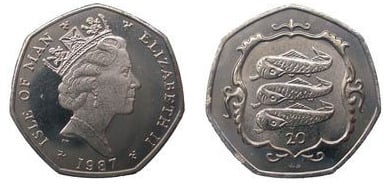 20 Pence (Elizabeth II 3rd portrait)