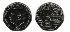 50 pence (80th anniversary of the D-Day landings - Naval bombardment)