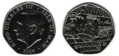 50 pence (80th anniversary of the D-Day landings - Normandy landings)