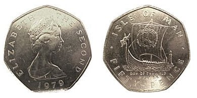 50 pence (Tynwald Manx Day and Royal Visit)