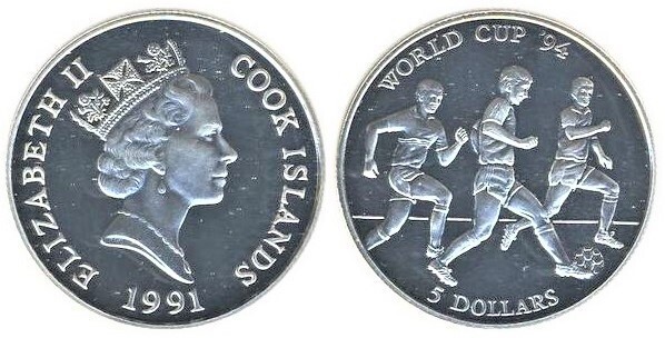 5 dollars (World Soccer Championship - USA 94)