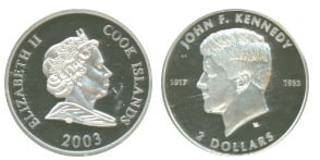 2 dollars (40th Anniversary of the Death of John F. Kennedy)