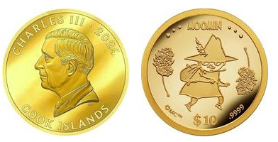 10 dollars (Moomin-Snufkin)