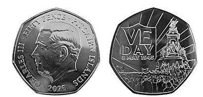 50 pence (Victoria Memorial)