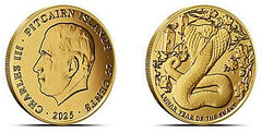 25 cents (Lunar Year of the Snake)