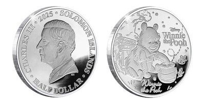 1/2 dollar (Winnie the Pooh)