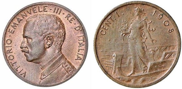 1 centesimo (Vittorio Emanuele III)