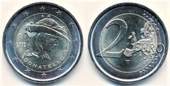 2 euro (550 Aniversario de la Muerte de Donatello)