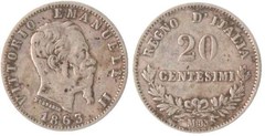 20 centesimi (Vittorio Emanuele II)