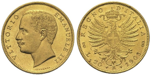 20 lire (Vittorio Emanuele III)