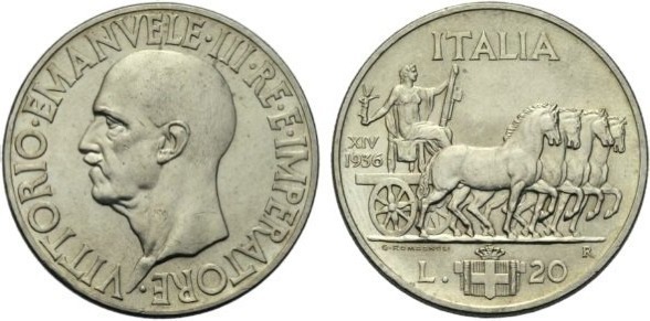 20 lire (Vittorio Emanuele III)