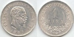 1 lire (Vittorio Emanuele II)
