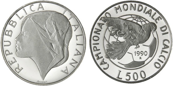 500 lire (14 Football World Cup Italy-1990)