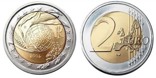 2 euro (50th Anniversary of the World Food Program)