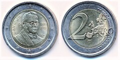 2 euro (200 Aniversario del Nacimiento de Camillo Benso, Conde de Cavour)