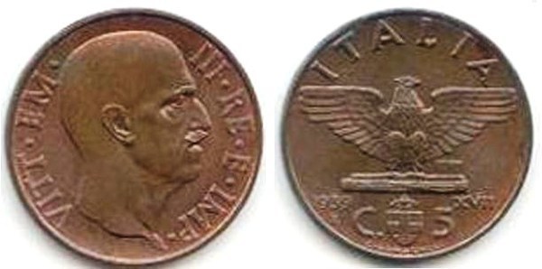 5 centesimi (Vittorio Emanuele III)