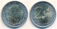 2 euro (100 Aniversario de la Muerte de Giovanni Pascoli)