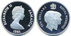 10 dollars (Boda del Príncipe Carlos y Diana)