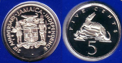 5 cents (21 Aniversario de la Independencia)