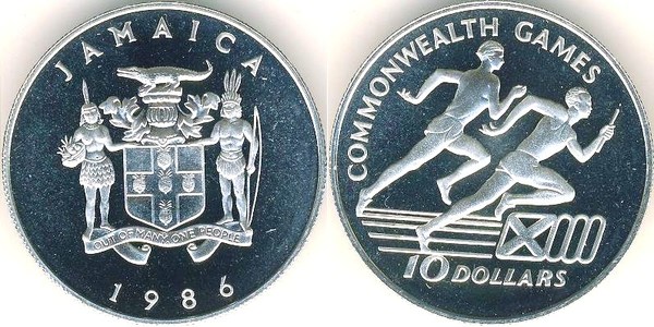 10 dollars (XIII Commonwealth Games)