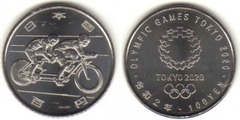 100 yenes (XVI Juegos Paralímpicos - 4 emisión - Ciclismo)