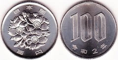 100 yenes (Naruhito-Reiwa)