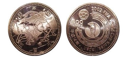 500 yenes (2002 FIFA World Cup Korea/Japan?)