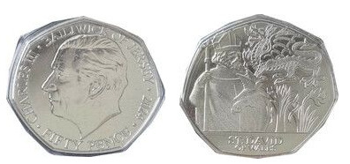 50 pence (St. David)