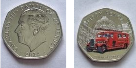 50 pence (Fire Brigade - Blackpool)