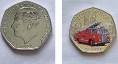 50 pence (Fire Brigade - Lincoln)