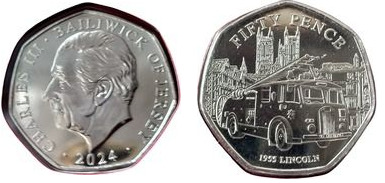 50 pence (Fire Brigade - Lincoln)