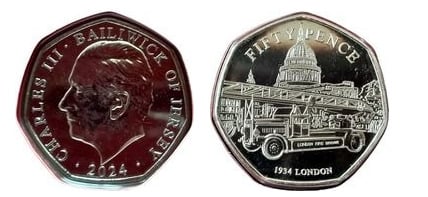 50 pence (Fire Brigade - London)