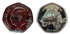 50 pence (Fire Brigade - St. Helier)