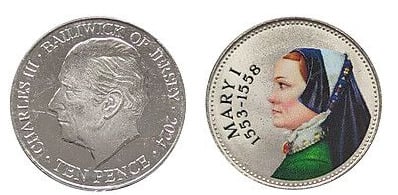 10 pence (Queen Elizabeth I)