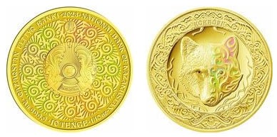 10 tenge (KÓKBÓRI gold - investment coinage)