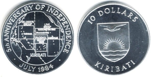 10 dollars (5th Anniversary of Independence)