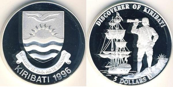 5 dollars (Discovery of Kiribati)