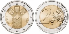 2 euro (100 Aniversario de la Fundación de los Estados Bálticos Independientes)