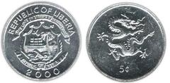 5 cents (Dragón)