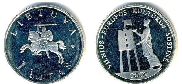 1 litas (Vilnius - Capital of European Culture)