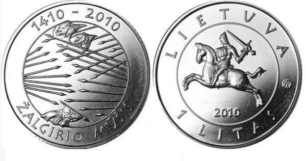 1 litas (600th Anniversary of the Battle of Grunwald)