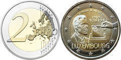 2 euro (100 Aniversario del Sufragio Universal en Luxemburgo)