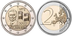 2 euro (50 Aniversario de la Bandera de Luxemburgo)