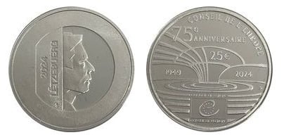 25 euro (75th anniversary of the Council of Europe)