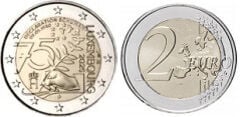 2 euro (75th Anniversary of the Schuman Declaration)