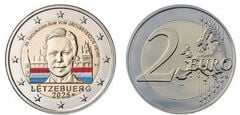 2 euro (25th Anniversary of the Ascension to the Throne of the Grand Duke Henry-Color)