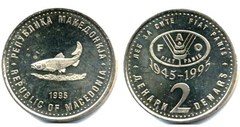 2 denari (50 Aniversario de la FAO)